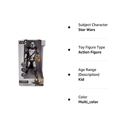 Talking Action Figure ��� Star Wars: The Mandalorian ��� 15'' H