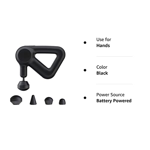TheraGun Prime Quiet Deep Tissue Therapy Massage Gun - Bluetooth Enabled, Electric Percussion Massage Gun & Personal Massager for Pain Relief in Neck, Back, Leg, Shoulder and Body