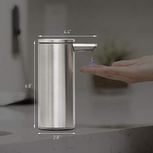 simplehuman 9 oz. Touch-Free Rechargeable Sensor Liquid Soap Pump Dispenser