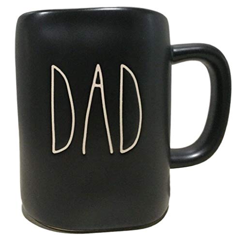 Rae Dunn by Magenta Black Ceramic Mugs