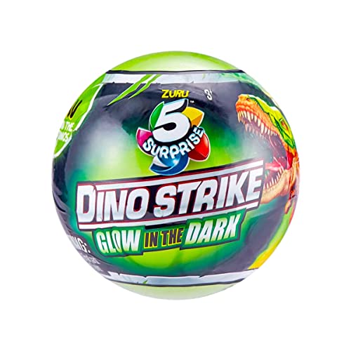 Glow in The Dark Dino Strike Surprise Mystery Battling Collectible Dino by ZURU