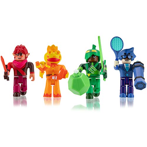 Roblox 4 Figure Pack Playset with 4 Action Figures, Accessories and Play Code for Children from 6 Years