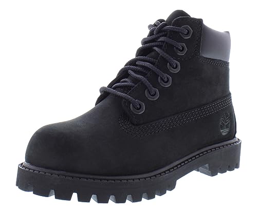 Timberland 6 Inch Premium Scuff Proof Boot (Toddler/Little Kid/Big Kid),Black Groove,5 M US Toddler