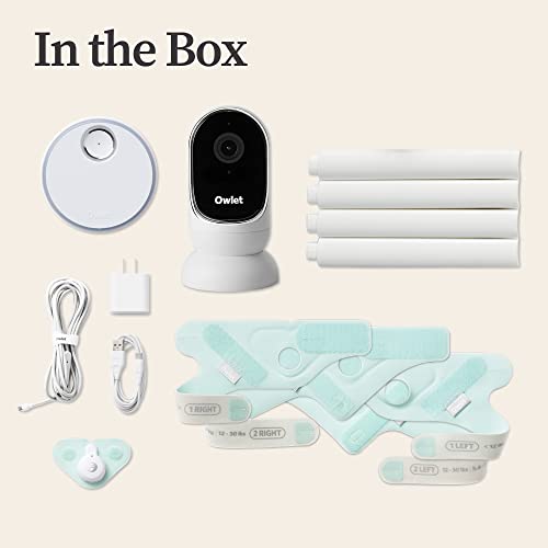 Owlet Dream Duo Smart Baby Monitor - HD Video and Wearable Dream Sock - View Heart Rate and Avg Oxygen as Sleep Quality Indicators, Mint