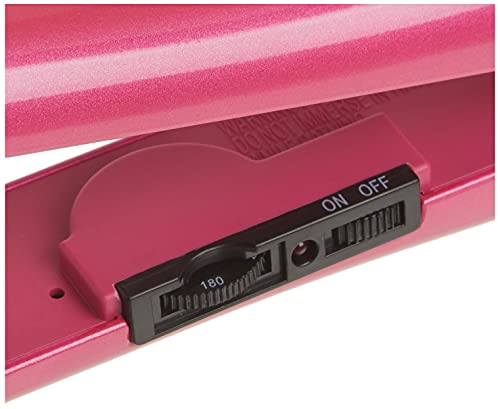 CHI Tourmaline Ceramic Hair Straightening Flat Iron | 1" Plates | Pure Pink | Professional Salon Model Hair Straightener