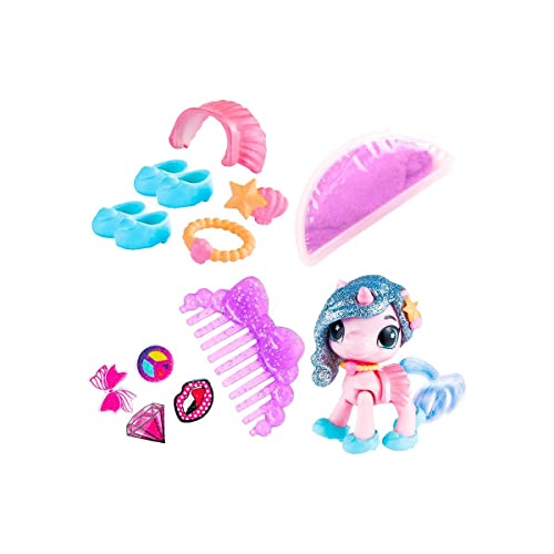 ZURU 5 Surprise Glitter Unicorn Squad Series 2 Mystery Collectible Capsule, Purple, 1 Capsule