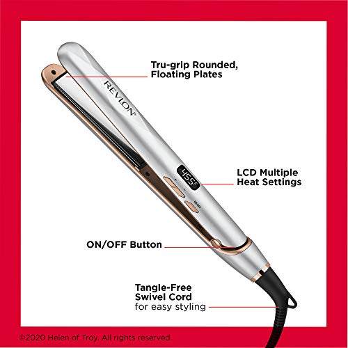 Revlon Salon Straight Titanium Flat Iron, 1"