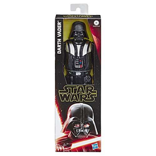 STAR WARS Hero Series Darth Vader Toy 12" Scale Action Figure with Lightsaber Accessory, Toys for Kids Ages 4 & Up