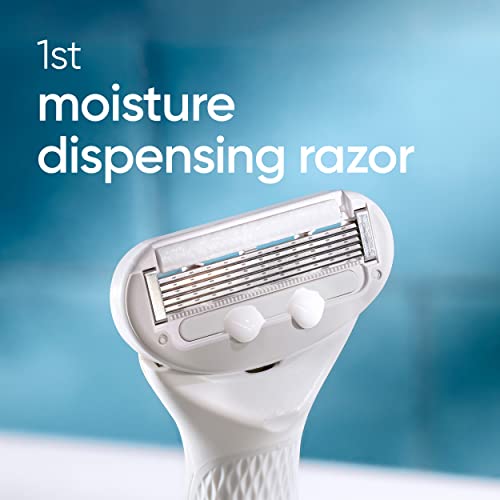 Gillette Venus Radiant Skin Moisturizing Women’s Razor for Dry and Sensitive Skin with Olay Moisturizer Dispenser