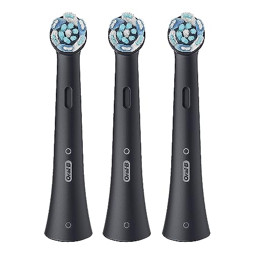 Oral-B iO Ultimate Clean Replacement Brush Heads, Black, 3 Count