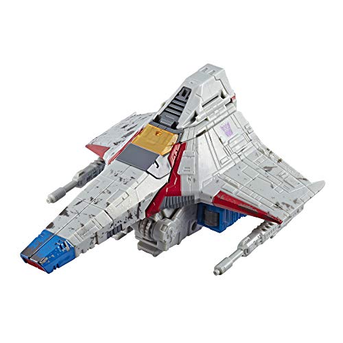 Transformers Toys Generations War for Cybertron Voyager Wfc-S24 Starscream Action Figure - Siege Chapter - Adults & Kids Ages 8 & Up, 7"