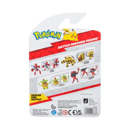 Pokemon SCIZOR Battle Feature Figure - 4.5-Inch Scizor Battle Figure with Slashing Pincer