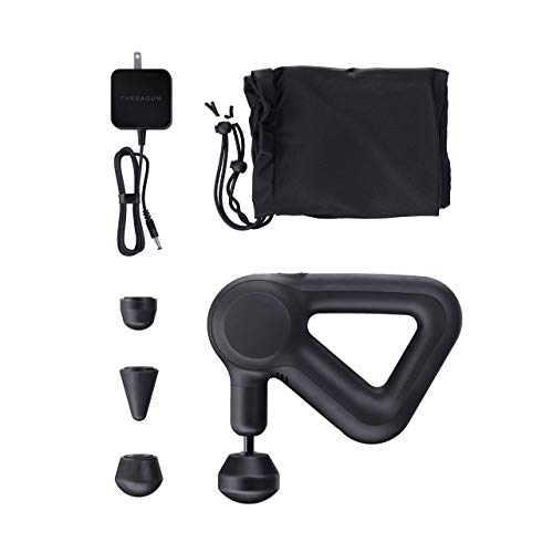 TheraGun Prime Quiet Deep Tissue Therapy Massage Gun - Bluetooth Enabled, Electric Percussion Massage Gun & Personal Massager for Pain Relief in Neck, Back, Leg, Shoulder and Body