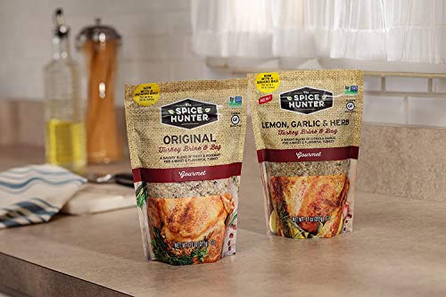 Spice Hunter Turkey Brine & Bag, Original, 11 Ounce (Two Pack)