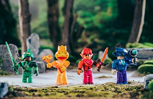 Roblox 4 Figure Pack Playset with 4 Action Figures, Accessories and Play Code for Children from 6 Years