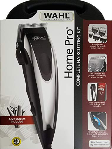 Wahl Hair Clipper Home Pro 22-Piece - Complete Men's Haircutting Kit