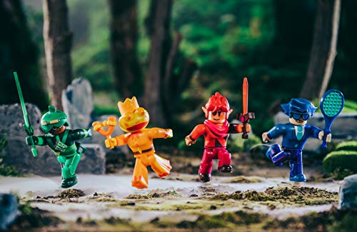 Roblox 4 Figure Pack Playset with 4 Action Figures, Accessories and Play Code for Children from 6 Years