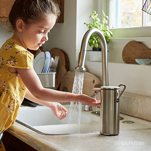 simplehuman 9 oz. Touch-Free Rechargeable Sensor Liquid Soap Pump Dispenser