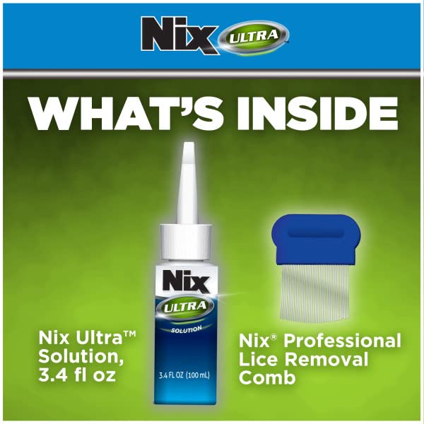 Nix Ultra 2-in-1 Lice Treatment - 3.4 oz, Pack of 2