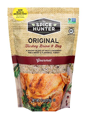 Spice Hunter Turkey Brine & Bag, Original, 11 Ounce (Two Pack)