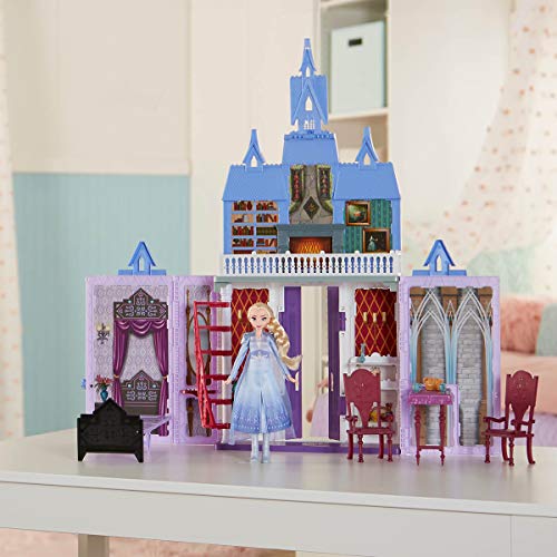 Disney Frozen 2 Fold and Go Portable Arendelle Castle Exclusive Dollhouse Playset