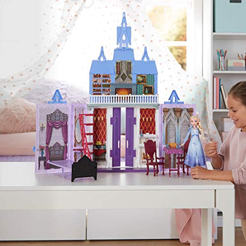 Disney Frozen 2 Fold and Go Portable Arendelle Castle Exclusive Dollhouse Playset