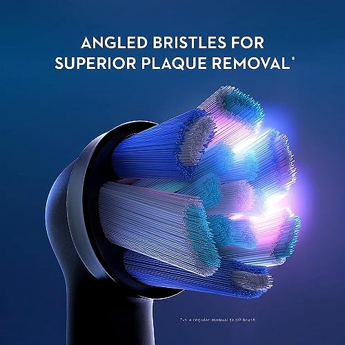 Oral-B iO Ultimate Clean Replacement Brush Heads, Black, 3 Count