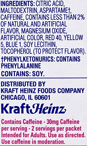 Crystal Light Pure Mixed Berry Energy Drink Mix with Caffeine and B Vitamins (6 On-the-Go Packets)