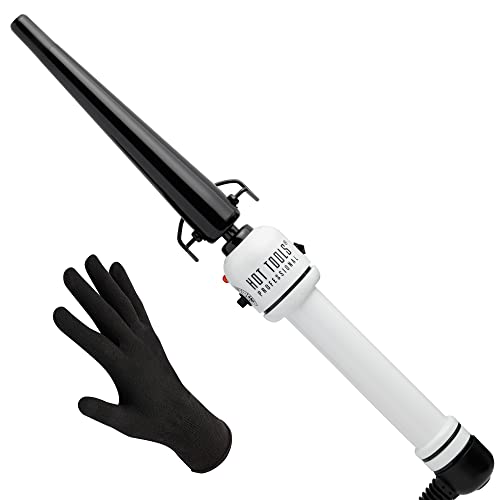 HOT TOOLS Professional Nano Ceramic Curling Iron for Shiny Curls