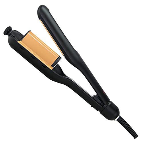 CHI Ceramic Multi-Wave Styler - Hairstyles with Adjustable Barrel for Customizable Waves, Reduces Frizz & Static and Increases Shine, Black