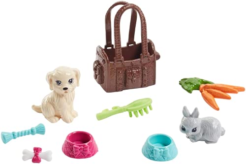 Barbie Animal Lovers Playset Puppy and Bunny Edition