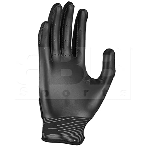 Nike Huarache Edge Adult Baseball Batting Gloves Pair Black Medium