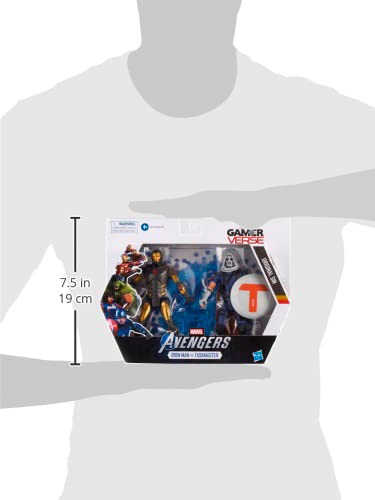 Hasbro Marvel Gamerverse 6-inch Collectible Iron Man vs. Taskmaster Action Figure Toys, Ages 4 and Up