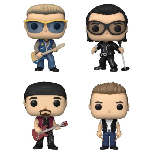 Funko Pop! Rocks: U2 - Zoo TV - Adam/Bono/The Edge/Larry - 4pk Vinyl Figure