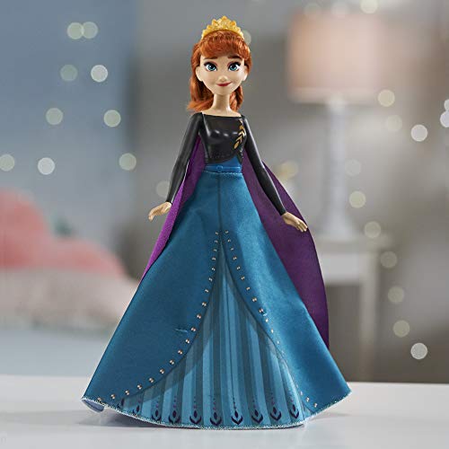 Disney Frozen 2 Anna's Queen Transformation Fashion Doll with 2 Outfits and 2 Hair Styles, Toy Inspired 2