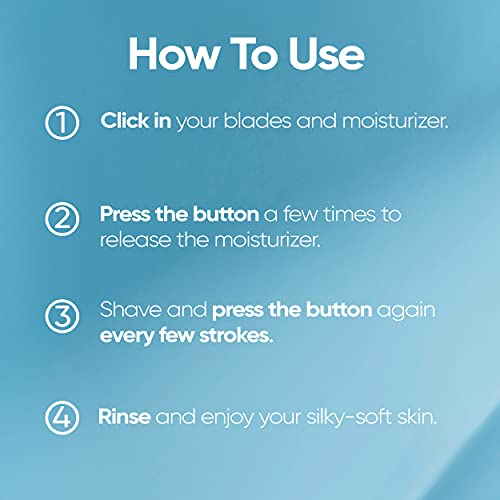 Gillette Venus Radiant Skin Moisturizing Women’s Razor for Dry and Sensitive Skin with Olay Moisturizer Dispenser