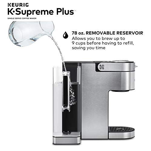 Keurig® K-Supreme Plus Single Serve K-Cup Pod Coffee Maker, MultiStream Technology, Stainless Steel