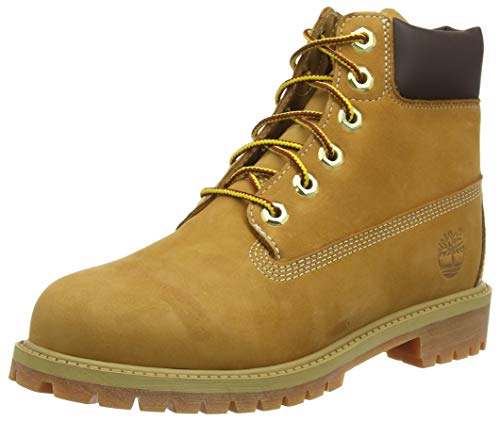 Timberland 6&quot Premium Waterproof Boot Core (Toddler/Little Kid), Wheat Nubuck, 27 US Unisex