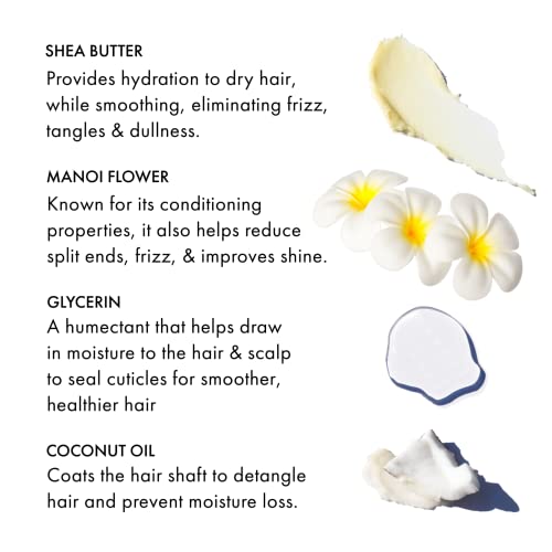 FEKKAI Shea Butter Intense Mask - Conditions & Softens Hair - Salon Grade, EWG Compliant, Vegan & Cruelty Free