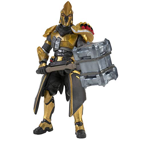 Fortnite 4" Ultima Knight Hot Drop Action Figure - 25+ Articulation Points, Vanquisher Tool, Palm Leaf Glider, Dragoncrest Bling & 5 Weapons