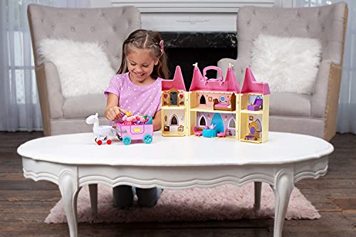 Peppa Pig Peppa Princess Carriage Vehicle Playset - Includes Peppa and Sir George Character Figures with Talking Carriage - Toy Gift for Kids - Ages 2+