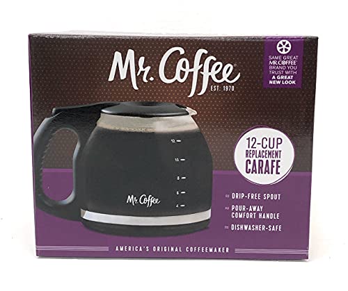 Mr. Coffee Replacement Carafe,12cups, Black