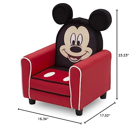 Delta Children Figural Upholstered Kids Chair, Disney