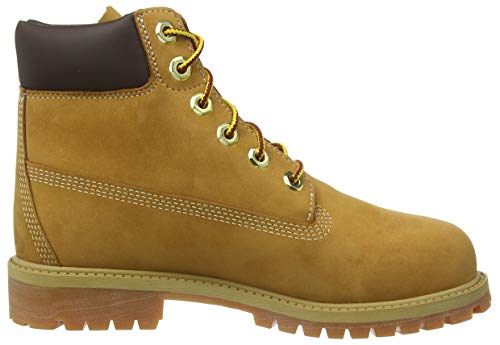 Timberland 6&quot Premium Waterproof Boot Core (Toddler/Little Kid), Wheat Nubuck, 27 US Unisex