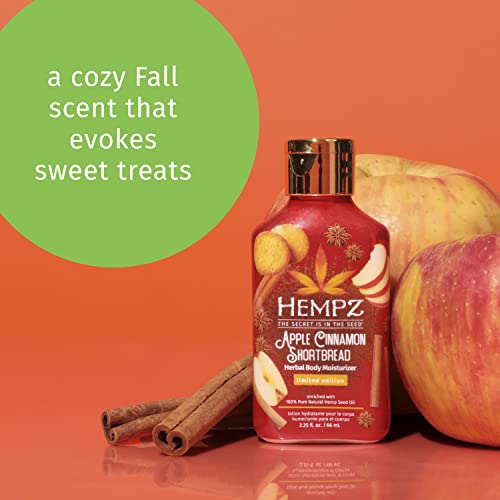 Hempz Body Lotion Limited Edition - Apple Cinnamon Shortbread Daily Moisturizing Cream