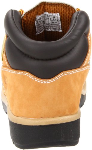 Timberland Leather and Fabric Field Boot (Toddler/Little Kid/Big Kid),Wheat,6 M US Big Kid