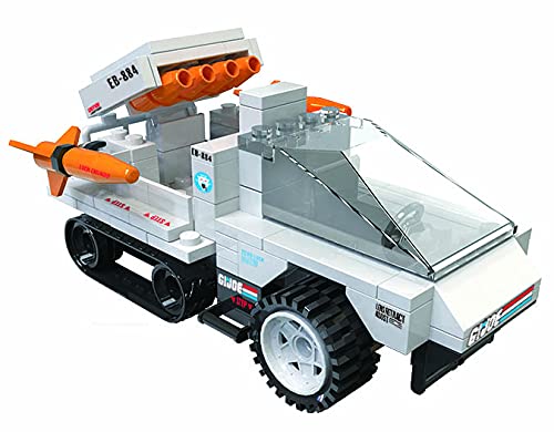 GI Joe Snowcat Military Vehicle Toy Construction Set, Building Kit (150 Total Pieces)