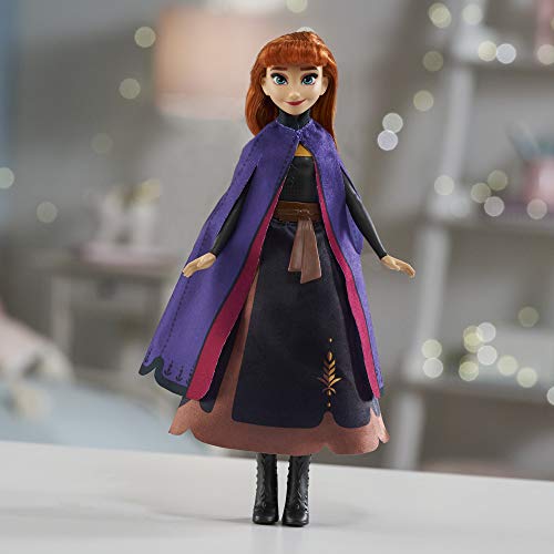 Disney Frozen 2 Anna's Queen Transformation Fashion Doll with 2 Outfits and 2 Hair Styles, Toy Inspired 2