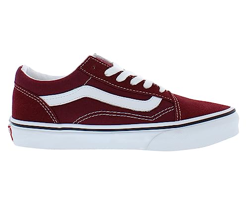 J Old Skool (9AK) Pomegranate/True White Size 7