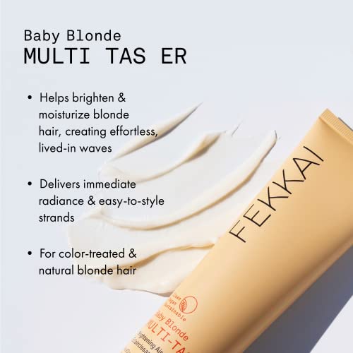 Fekkai Baby Blonde Multi-Tasker Brightening Air-Dry Creme - 5 oz - Brightens & Moisturizes Hair - Salon Grade, EWG Compliant, Vegan & Cruelty Free